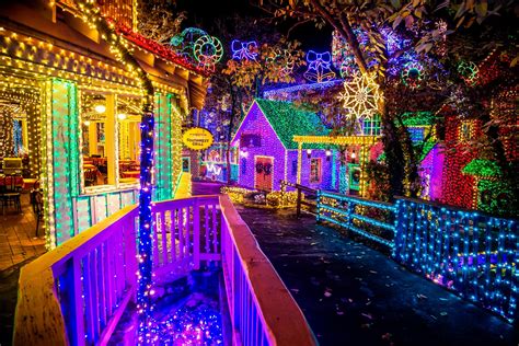 xmas light show.